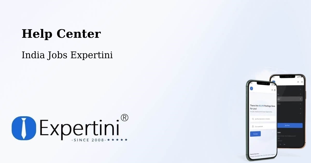 Help Center - India Jobs Expertini